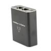 Aluminum Alloy Ethernet Splitter to 2 with USB Power Cable LAN Adapter for TV,PC,and Router view 3
