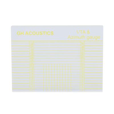 Acrylic VTA Azimuth Ruler VTA& Azimuth Gauge for Accurate Turntable Styluses and Tonearm Calibration Acrylic Alignment