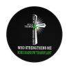 Rqwaaed Bone Marrow Transplant Fight Cancer Ribbon 2 PCS Charming Round Mouse Pad Cute Design Non-Slip Waterproof 8x8 in view 1
