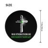 Rqwaaed Bone Marrow Transplant Fight Cancer Ribbon 2 PCS Charming Round Mouse Pad Cute Design Non-Slip Waterproof 8x8 in view 3