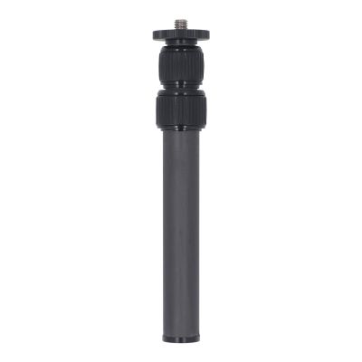 Camera Monopod, 8.7-17.3in Carbon Fiber Universal Tripod Extension Pole, Tripod Extension Tube with 1/4in Screw, Load 22lbs
