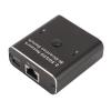 2.5G 5G Network Bidirection Switch, 2 in 1 Out Or 1 in 2 Out Two Way 2 Port RJ45 Network Switch for RJ45 Internal External Network Switch, Easy Setup, Small Size, Aluminum Alloy view 2