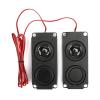 40mm 8 5W Portable Heavy Bass Cavity Magnetic Dual Speaker for TV Monitor, Sofa Massage Chairs, Black ABS 99x45x21mm (2 Speakers) view 1