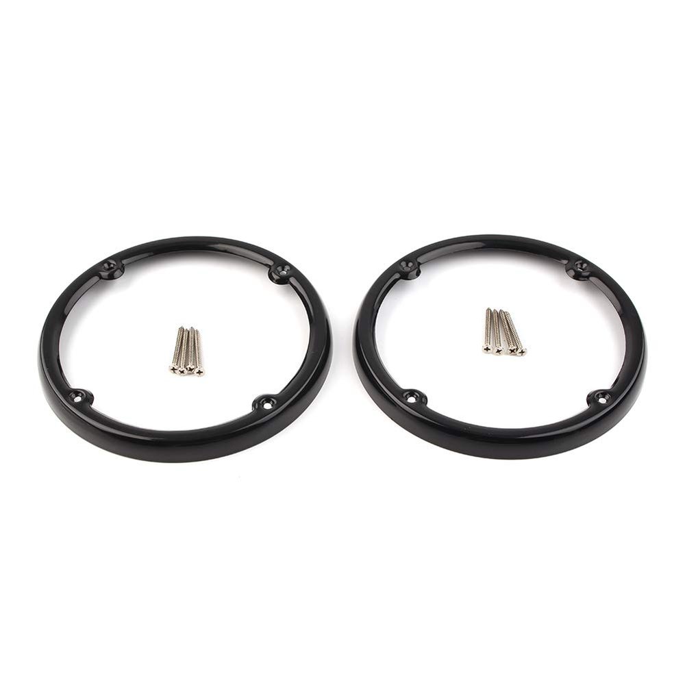 BACAR Cnwaga3 Motorbike Black Rear Speaker Cover molding Trim for Harley Electra Glide Ultra Limited Tri Glide 2014 2015 2016 2017 2018 2019