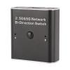 2.5G 5G Network Bidirectional Switch, High Speed for Computer Network, RJ45 Internal External Switch Adapter view 2