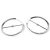 BACAR Cnwaga3 Motorcycle Speaker Accent Trim, Motorbike Speaker Horn Part Cover Ring Trim for Harley Electra Glide, Street Glide, Ultra Limited, Tri Glide 2014-2023, Chrome view 3
