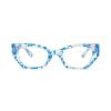 laureles Small Square Blue Light Blocking Reading Glasses Women Clear Lens Computer Cat Eye Readers Eyewear (c1, 1, x) view 1