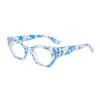 laureles Small Square Blue Light Blocking Reading Glasses Women Clear Lens Computer Cat Eye Readers Eyewear (c1, 1, x) view 2
