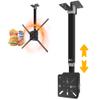 3D Holographic Fan Display Bracket Adjustable Ceiling Mount Bracket for 3D Holographic Fan Display, Black/White, Height & Angle Adjustable, Sturdy Hanging Support for Holographic Fan Installation view 3