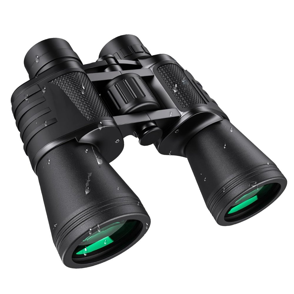 20x50 High-Powered Binoculars for Adults: Waterproof, Compact, and with Low Light Vision. Ideal for Bird Watching, Hunting, Football Games, Travel, Stargazing, and Cruise. Comes with a Carrying Bag