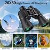 20x50 High-Powered Binoculars for Adults: Waterproof, Compact, and with Low Light Vision. Ideal for Bird Watching, Hunting, Football Games, Travel, Stargazing, and Cruise. Comes with a Carrying Bag view 2