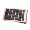 Dioche Portable Numeric Keypad, 22 Keys Mini Keyboard, Comfortable Handfeel for Data Entry, Suitable for 7/8/10 Users (Rose Gold) view 3