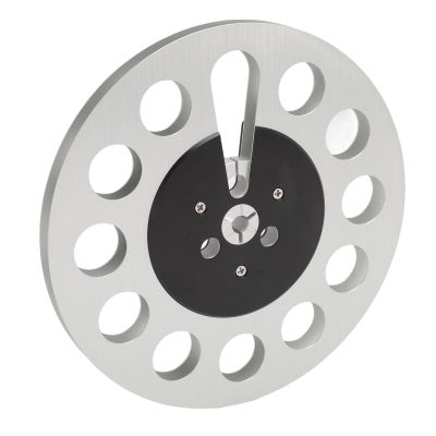 1/4 7 Inch Empty Tape Reel, Aluminum Alloy Takeup Reel, High Output Sound Quality Reel with 11 Holes Wind for Nab Recording, 7 Inch Diameter, Universal Applicability