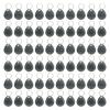 100pcs 26 bit Prox Keyfobs Proximity Fob Frequency 125KHZ HI-D Fit for Prox Key ISOProx 1386 1346 1386 1326 H10301 Format Card Readers & Vast Majority of Access Control Systems,Grey view 1