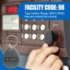 100pcs 26 bit Prox Keyfobs Proximity Fob Frequency 125KHZ HI-D Fit for Prox Key ISOProx 1386 1346 1386 1326 H10301 Format Card Readers & Vast Majority of Access Control Systems,Grey view 4