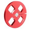 4 Hole Empty Tape Reel, for Studer Reel to Reel Recorder, 1/4 5 Inch Aluminum Alloy Nab Flange Empty Tape Reel, 5 Inch Empty Tape Reel with 4 Hole for Tape Recorder Repair or (Red) view 1