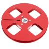 4 Hole Empty Tape Reel, for Studer Reel to Reel Recorder, 1/4 5 Inch Aluminum Alloy Nab Flange Empty Tape Reel, 5 Inch Empty Tape Reel with 4 Hole for Tape Recorder Repair or (Red) view 2