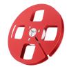 4 Hole Empty Tape Reel, for Studer Reel to Reel Recorder, 1/4 5 Inch Aluminum Alloy Nab Flange Empty Tape Reel, 5 Inch Empty Tape Reel with 4 Hole for Tape Recorder Repair or (Red) view 4