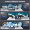 USBC to HDMI, DockteckExpand 5-in-1 USB C Hub with Dual HDMI 4K@30Hz, 2 USB 3.0 Ports, 100W PD Charging  Compatible with MacBook, Dell, Chromebook & More view 3