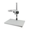 Lab Microscope Accessories Adjustable 76mm Focus Holder Miroscope Stand, 32mm Pillar Table Microscope Support for Trinocular Binocular Stereo Microscope(Big White) view 1