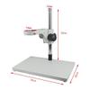 Lab Microscope Accessories Adjustable 76mm Focus Holder Miroscope Stand, 32mm Pillar Table Microscope Support for Trinocular Binocular Stereo Microscope(Big White) view 2