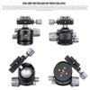 Leofoto Professional Camera Tripod, 63.9" Compact Carbon Fiber Tripod for DSLR Video Camcorder, 5 Leg Sections, 360 Ball Head, Max Load 20KG/44Lb (LS-365CX+LH-47) view 3