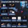 zowietek 4K POV Box Camera PoE, ZowieCAM, SDI & HDMI & UVC Output, Standalone RTSP/RTMP(s)/SRT Live Streaming, Ultra-Compact, Interchangeable Lens, PC/Mobile Phone/Tablet Control (M12) view 4