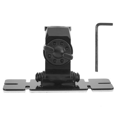 Stainless Steel Mobile Vehicle Radio Accessory Antenna Mount Bracket, Luxury Heavy Trunk Stand, Universal Mobile Stand for Large VHF UHF,2 Axle Adjustment, Paste Installation
