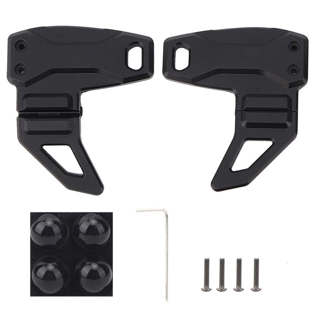 Baxnore Radio Bracket, Aluminum Alloy Radio Mount, Wear Resistant Radio Stand Holder, Compact Radio Accessory for Indoor Outdoor