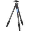 Leofoto Professional Camera Tripod, 45" Compact Carbon Fiber Tripod for DSLR Video Camcorder, 4 Leg Sections, 360 Ball Head, Max Load 6KG/13Lb (LS-224CX+LH-25LR) view 1