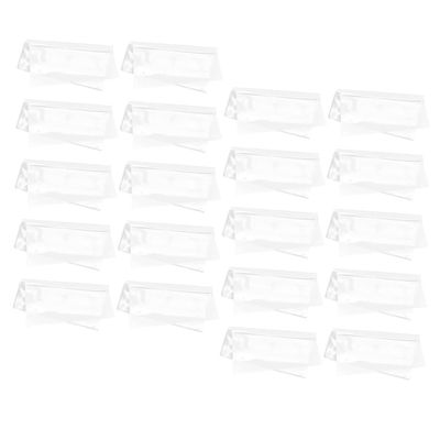 GLSTOY 20pcs Transparent Adhesive Vinyl Record Sleeves for Albums Outer Storage for Vinyl Records Covers to Scratches and