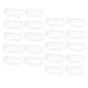 GLSTOY 20pcs Transparent Adhesive Vinyl Record Sleeves for Albums Outer Storage for Vinyl Records Covers to Scratches and view 1