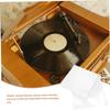GLSTOY 20pcs Transparent Adhesive Vinyl Record Sleeves for Albums Outer Storage for Vinyl Records Covers to Scratches and view 2