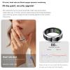 QUJIFETU Smart Ring for Women Man Waterproof Fitness Tracker,Sleep Tracker Ring with Heart Rate,Health Rings for Activity Monitoring,Steps,Distance,Calories,Compatible with iOS Android view 3