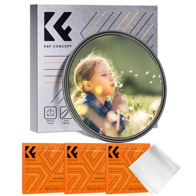 K&F Concept 52mm Black Diffusion Mist 1/8 & Variable ND2-32 in-1 Filter Cinematic Effect Neutral Density Filter for Camera Lens with 18 Multi-Layer Coatings (K- Series)