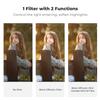 K&F Concept 52mm Black Diffusion Mist 1/8 & Variable ND2-32 in-1 Filter Cinematic Effect Neutral Density Filter for Camera Lens with 18 Multi-Layer Coatings (K- Series) view 4