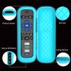 2Pack Cover for Roku Stick Remote, Case Compatible with Hisense TV Controller, Silicone Sleeve for TCL Smart TV Control Holder Glow in The Dark Blue view 4