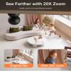 FOSCAM 3K Security Camera Indoor, 360 PTZ Baby & Pet Monitoring for Home Security, 5MP Night Vision, Human/Pet Auto Tracking, Motion & Sound Alerts, 2-Way Audio, 2.4GHz Wi-Fi (R5 Black - 2Pack) view 3