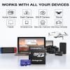 DIGIERA 512GB LT100 microSDXC UHS-I Memory Card with Adapter - up to 170MB/s, C10, U3, V30, 4K, A2, Micro SD Card for Smartphones, Tablets, Cameras, Gaming Consoles, and Drones (1 Pack) view 3
