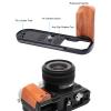 for Fuji X T50 Handgrip, L Shape Grip with Wooden Handle & QR Plate & 1/4 Inch Screw Hole, Camera L Shape Handle Bracket for Fuji X T50 Accessories view 2