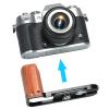 for Fuji X T50 Handgrip, L Shape Grip with Wooden Handle & QR Plate & 1/4 Inch Screw Hole, Camera L Shape Handle Bracket for Fuji X T50 Accessories view 3