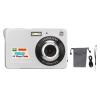4K Digital Camera, 48MP Vlogging Camera with 2.7in LCD Display, Fill Light, 8X Zoom Anti Shake Compact Point Shoot Camera, Travel Video Camera for Teens Adult Beginner (Silver) view 1