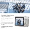 4K Digital Camera, 48MP Vlogging Camera with 2.7in LCD Display, Fill Light, 8X Zoom Anti Shake Compact Point Shoot Camera, Travel Video Camera for Teens Adult Beginner (Silver) view 3