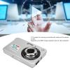 4K Digital Camera, 48MP Vlogging Camera with 2.7in LCD Display, Fill Light, 8X Zoom Anti Shake Compact Point Shoot Camera, Travel Video Camera for Teens Adult Beginner (Silver) view 4