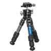 Carbon Fiber Mini Tabletop Tripod with 360 Rotating Ball Head for Camera, Portable Desktop Tripod with Convertible 1/4" & 3/8" Screw, QR Plate for Sport Camera/Phone Holder/Projector, Max Load 22LB view 1