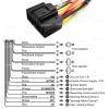 16pin Car Radio Stereo Power Wiring Harness Cable Adapter Compatible for Toyota Camry 2018+ RAV4 18+ Avalon 2019+ Sienna 18-20 Corolla 2020 Hilux 20+ view 3