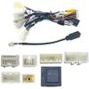 16PIN Car Radio Stereo Power Wiring Cable Harness Wire for Toyota Camry RAV4 Corolla Tacoma Hilux Highlander 2013~18 Yaris Support OEM Camera USB Non JBL view 1
