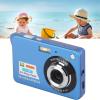 4K Digital Camera, 48MP Vlogging Camera with 2.7in LCD Display, Fill Light, 8X Zoom Anti Shake Compact Point Shoot Camera, Travel Video Camera for Teens Adult Beginner (Blue) view 4