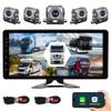 DirectNine Basics 5 Vehicle Backup Camera Fit for RV SUV Cars Trucks Vans Trailers with 1080P IPS Screen Car Stereo with Android Audio Monitor DVR Dash Cam Wireless CarPlay Android Auto BT FM Radio WiFi view 1
