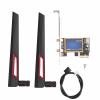 1200Mbps Band PCIe Card with 4.0 for PC, Strong Signal Strength, Ideal for 7 8 10 Users view 1